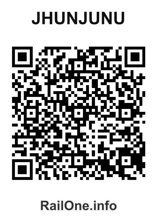 RailOne QR Code for Jhunjunu station