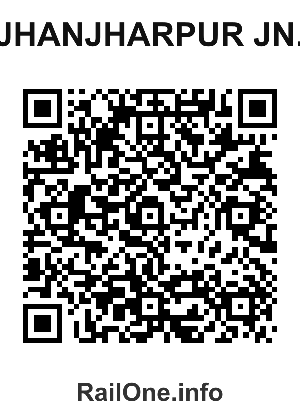 RailOne QR Code for Jhanjharpur Jn. station