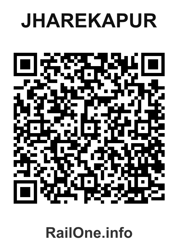 RailOne QR Code for Jharekapur station