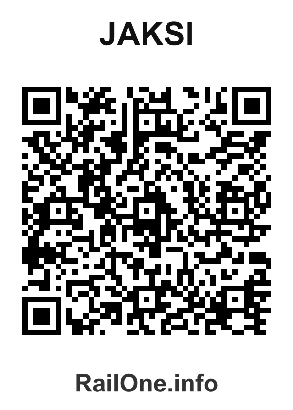 RailOne QR Code for Jaksi station