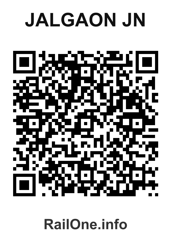 RailOne QR Code for Jalgaon Jn station