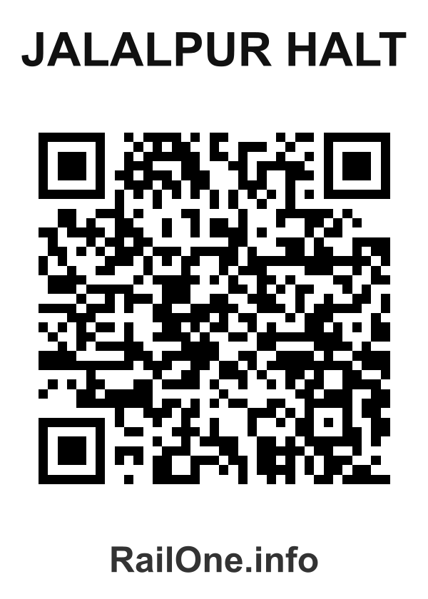RailOne QR Code for Jalalpur Halt station
