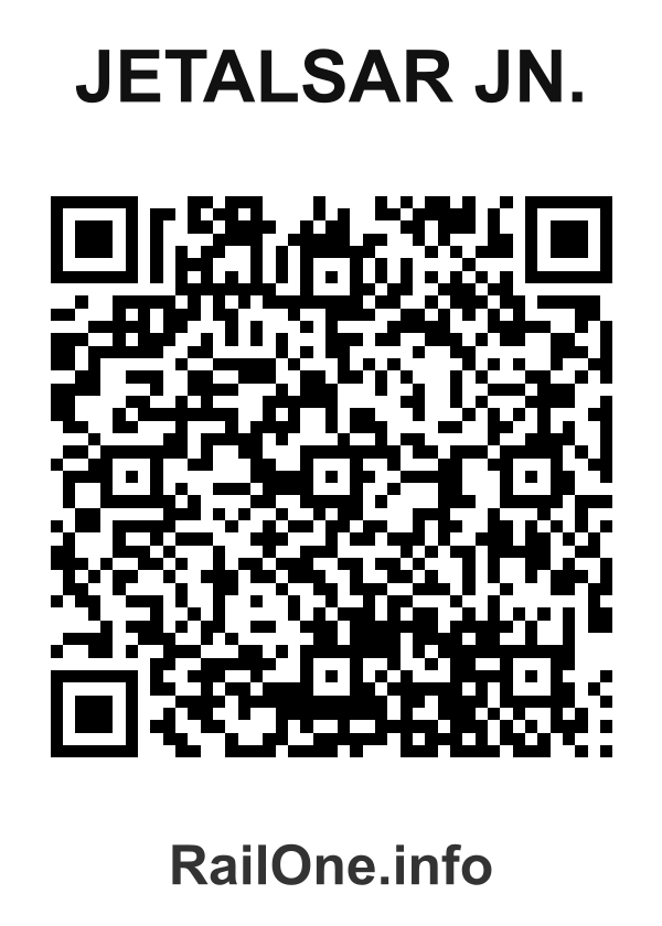 RailOne QR Code for Jetalsar Jn. station