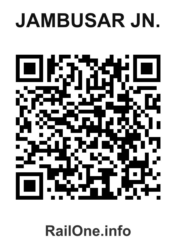 RailOne QR Code for Jambusar Jn. station