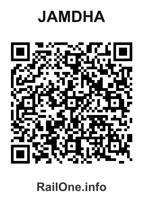 RailOne QR Code for Jamdha station