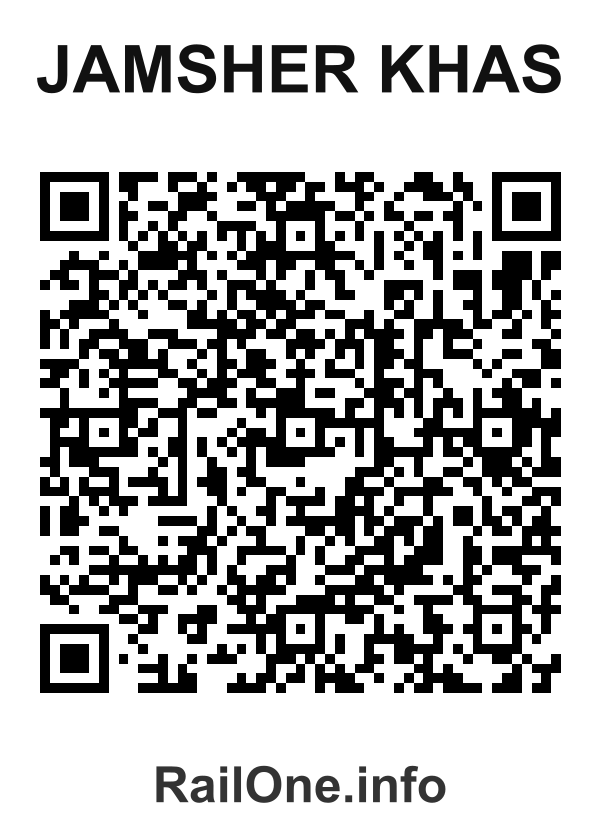 RailOne QR Code for Jamsher Khas station