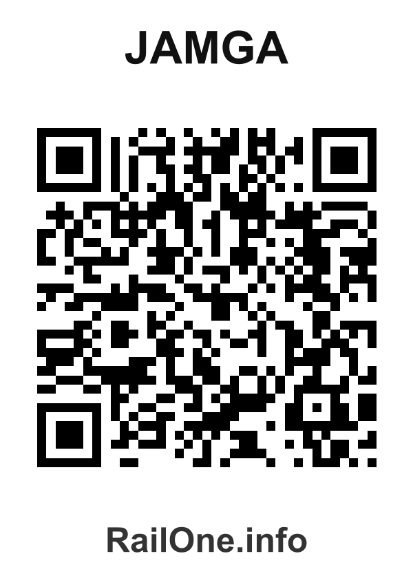 RailOne QR Code for Jamga station