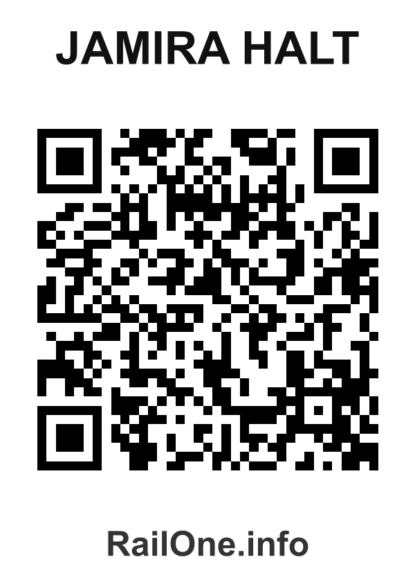 RailOne QR Code for Jamira Halt station
