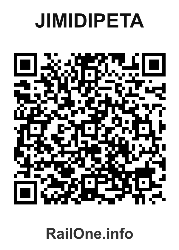 RailOne QR Code for Jimidipeta station