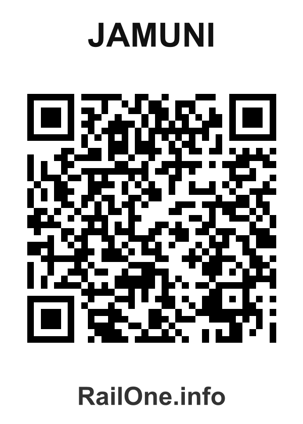 RailOne QR Code for Jamuni station