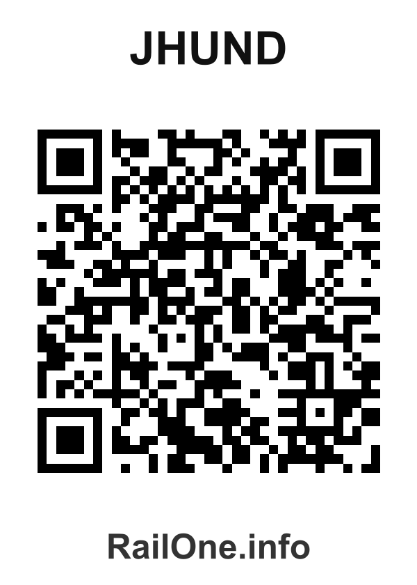 RailOne QR Code for Jhund station