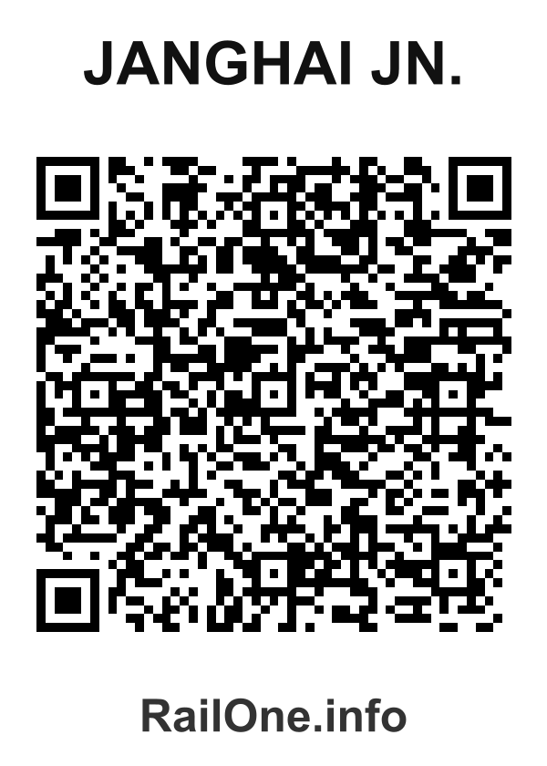 RailOne QR Code for Janghai Jn. station