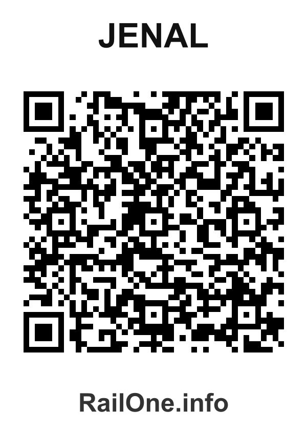 RailOne QR Code for Jenal station