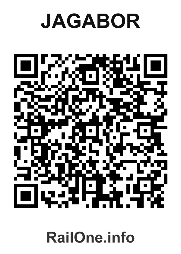 RailOne QR Code for Jagabor station