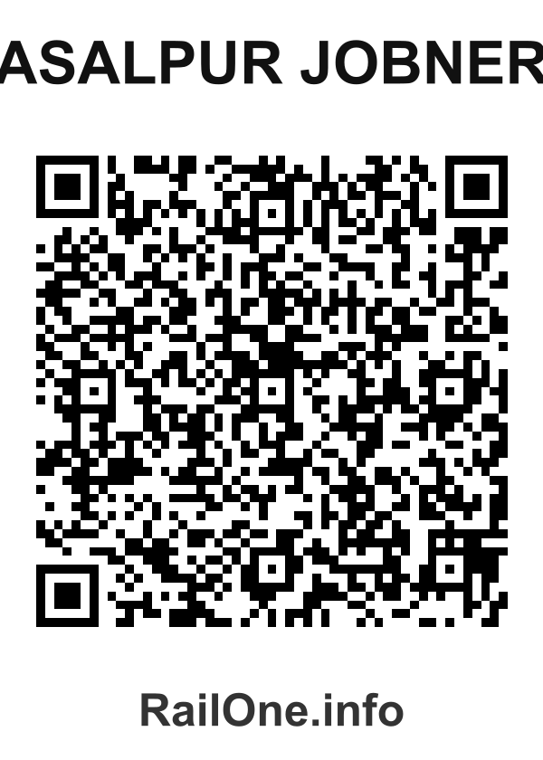 RailOne QR Code for Asalpur Jobner station