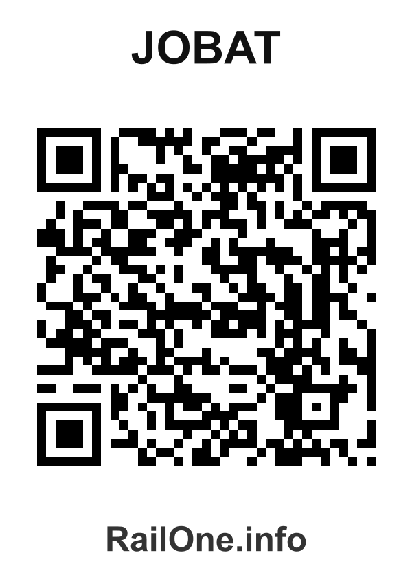 RailOne QR Code for Jobat station