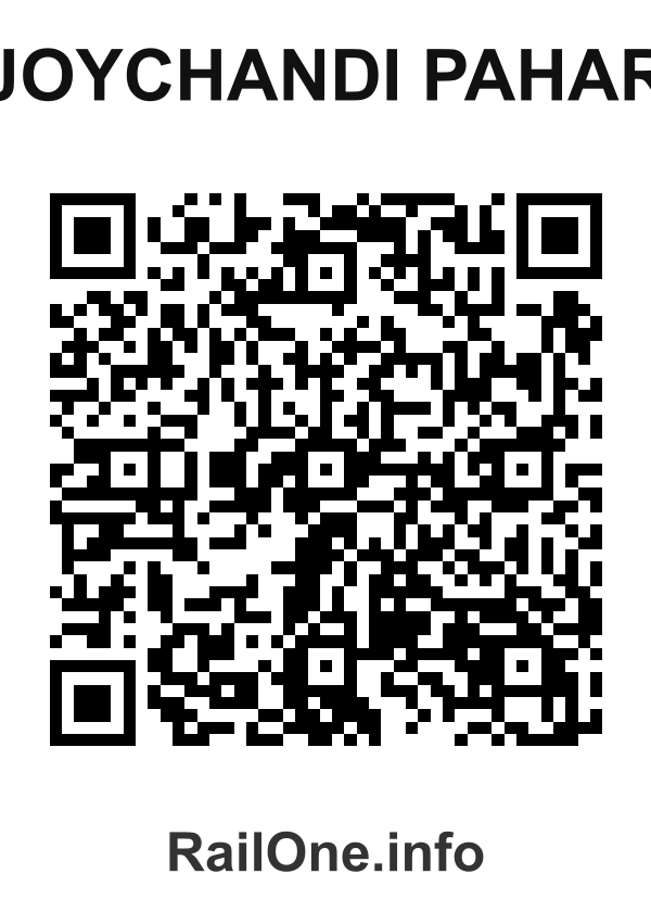 RailOne QR Code for Joychandi Pahar station