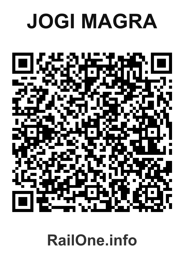 RailOne QR Code for Jogi Magra station
