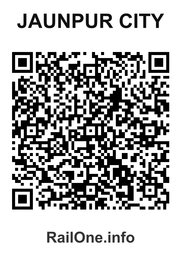 RailOne QR Code for Jaunpur City station
