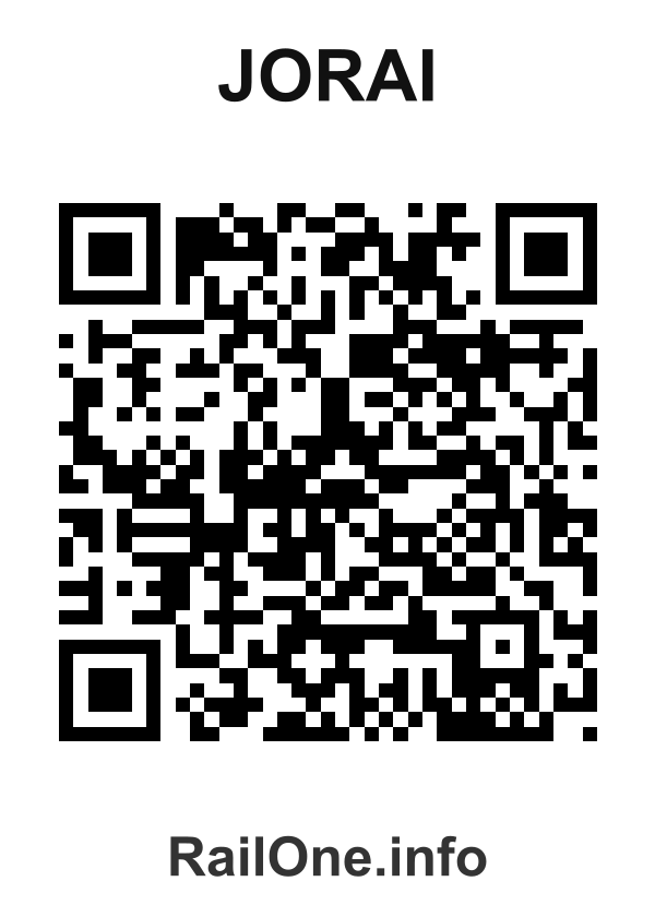 RailOne QR Code for Jorai station