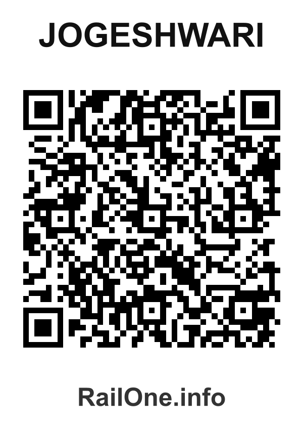 RailOne QR Code for Jogeshwari station