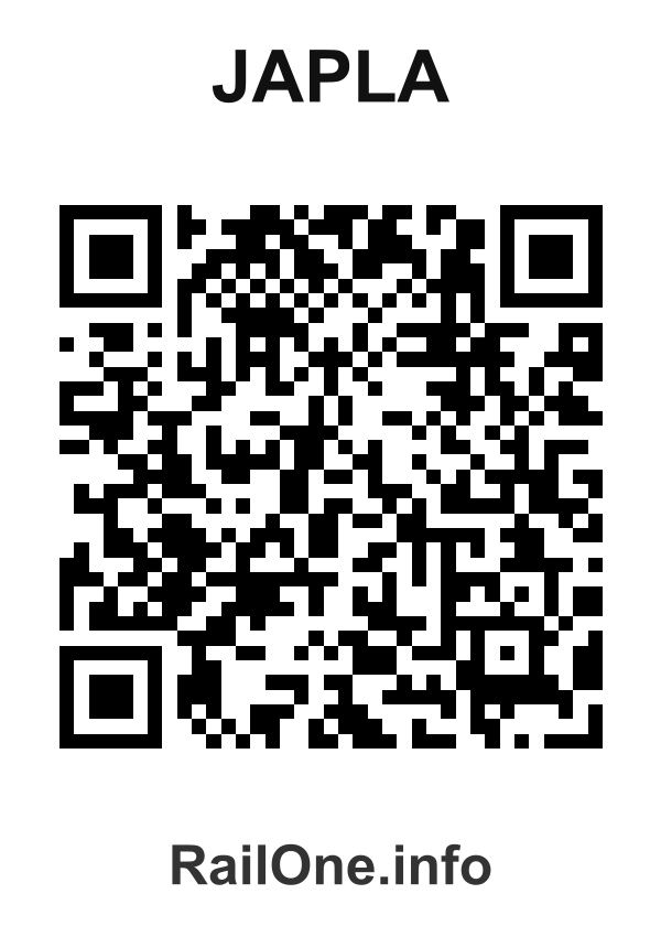 RailOne QR Code for Japla station