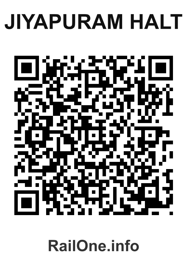 RailOne QR Code for Jiyapuram Halt station