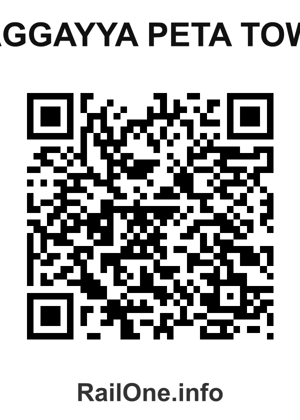 RailOne QR Code for Jaggayya Peta Town station