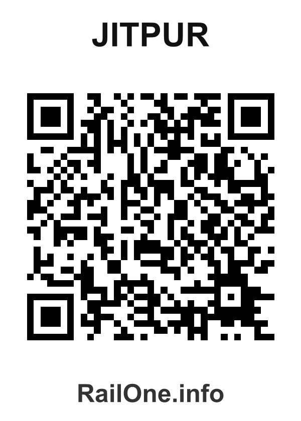 RailOne QR Code for Jitpur station