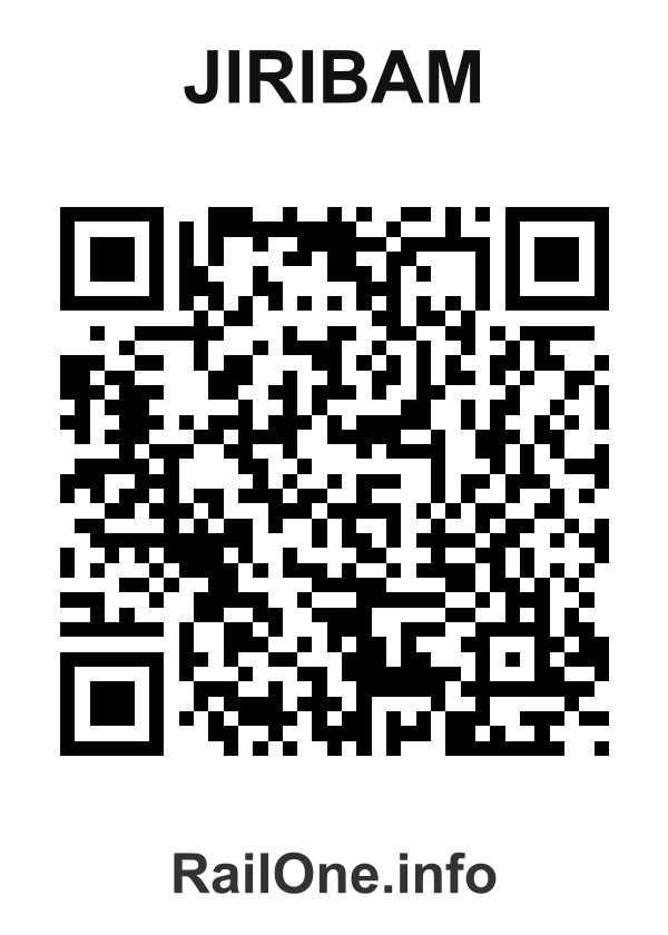 RailOne QR Code for Jiribam station