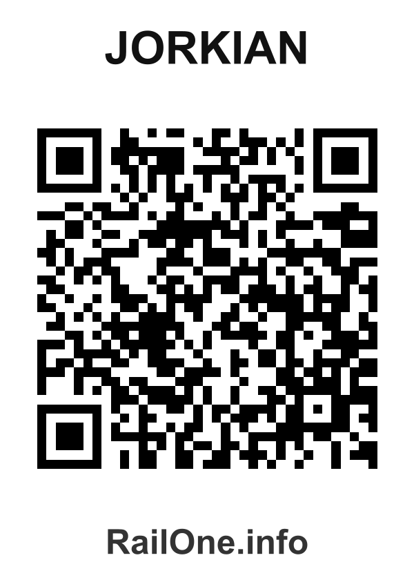 RailOne QR Code for Jorkian station
