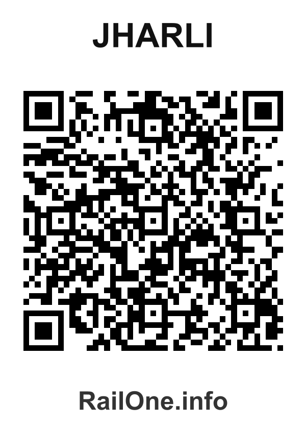 RailOne QR Code for Jharli station