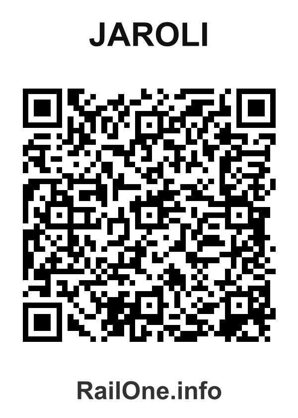 RailOne QR Code for Jaroli station