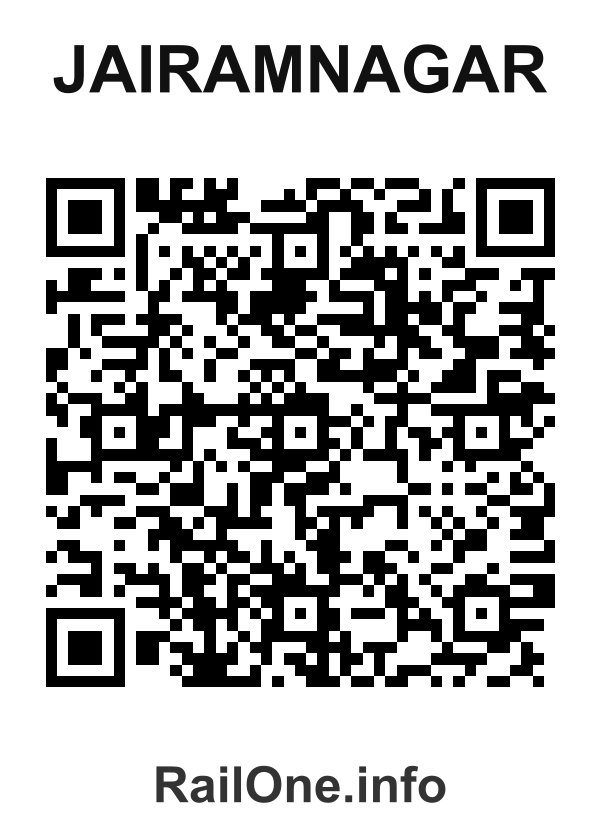 RailOne QR Code for Jairamnagar station