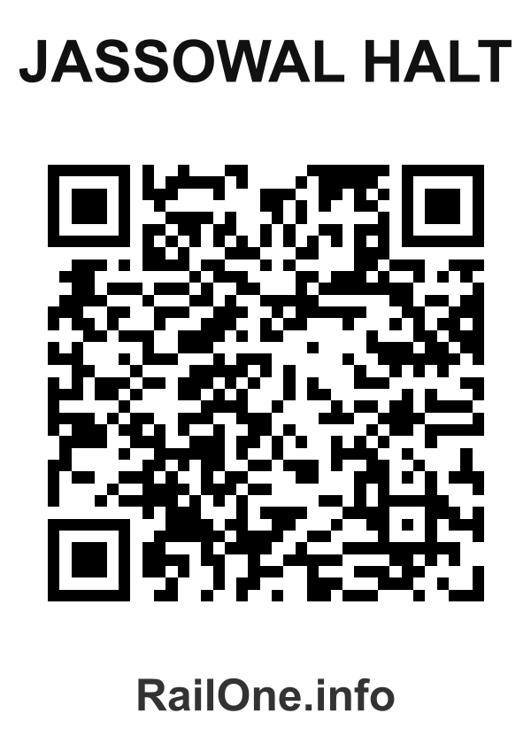 RailOne QR Code for Jassowal Halt station