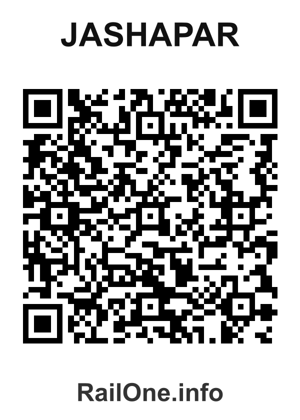 RailOne QR Code for Jashapar station