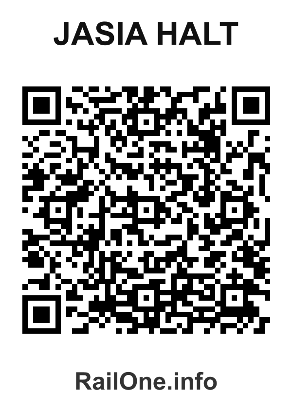 RailOne QR Code for Jasia Halt station