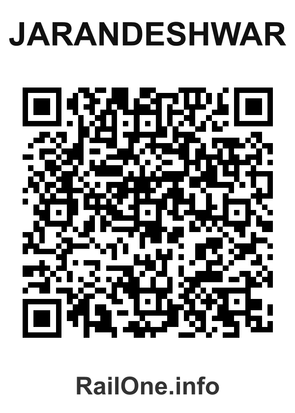 RailOne QR Code for Jarandeshwar station
