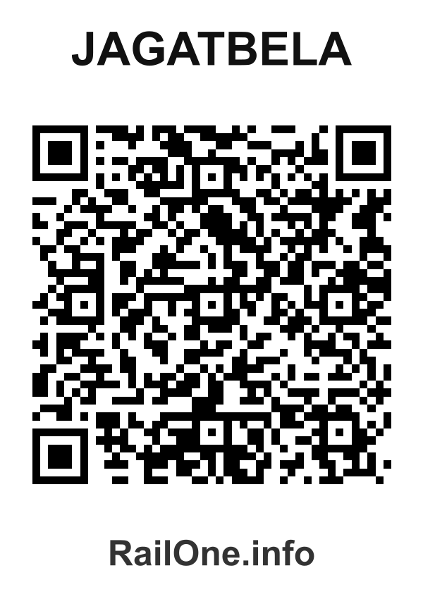RailOne QR Code for Jagatbela station