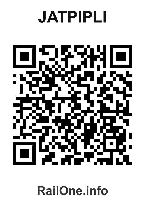 RailOne QR Code for Jatpipli station