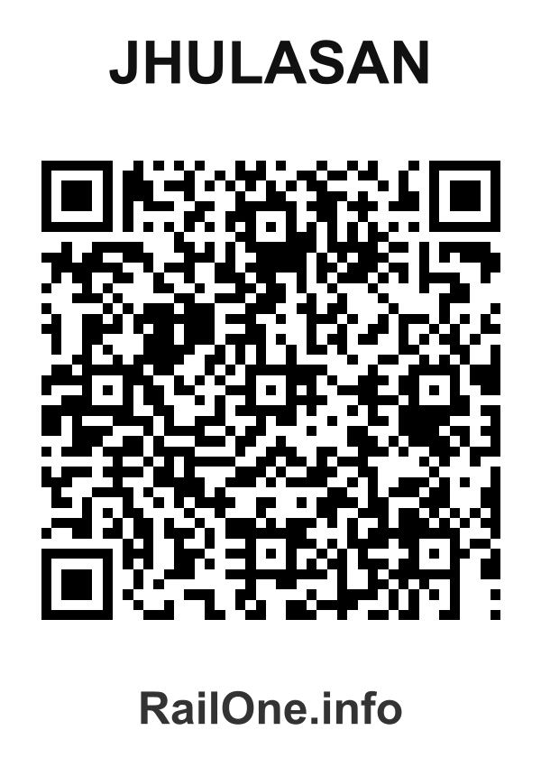 RailOne QR Code for Jhulasan station