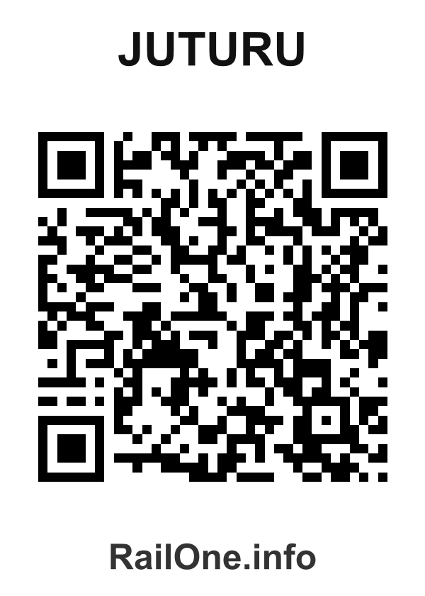 RailOne QR Code for Juturu station