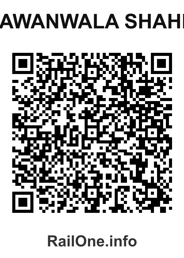 RailOne QR Code for Jawanwala Shahr station