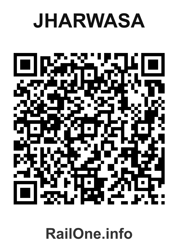 RailOne QR Code for Jharwasa station