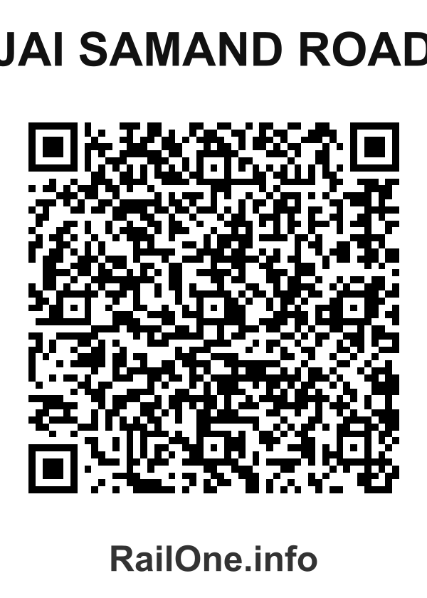RailOne QR Code for Jai Samand Road station