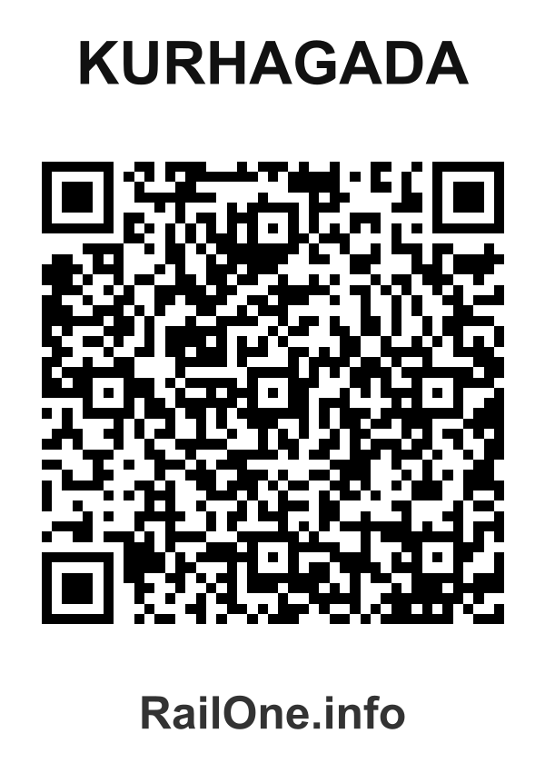 RailOne QR Code for Kurhagada station