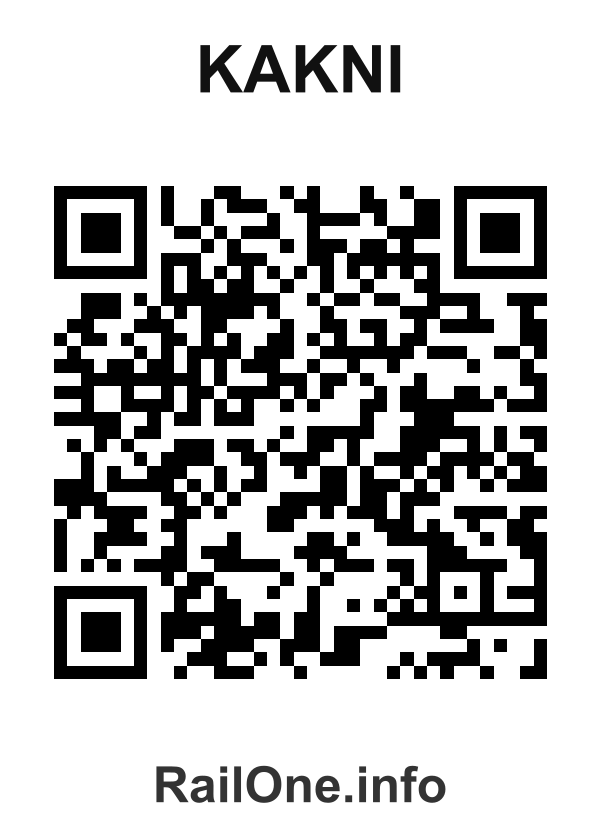 RailOne QR Code for Kakni station
