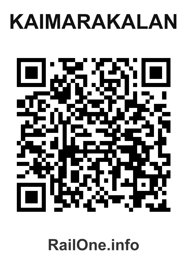 RailOne QR Code for Kaimarakalan station