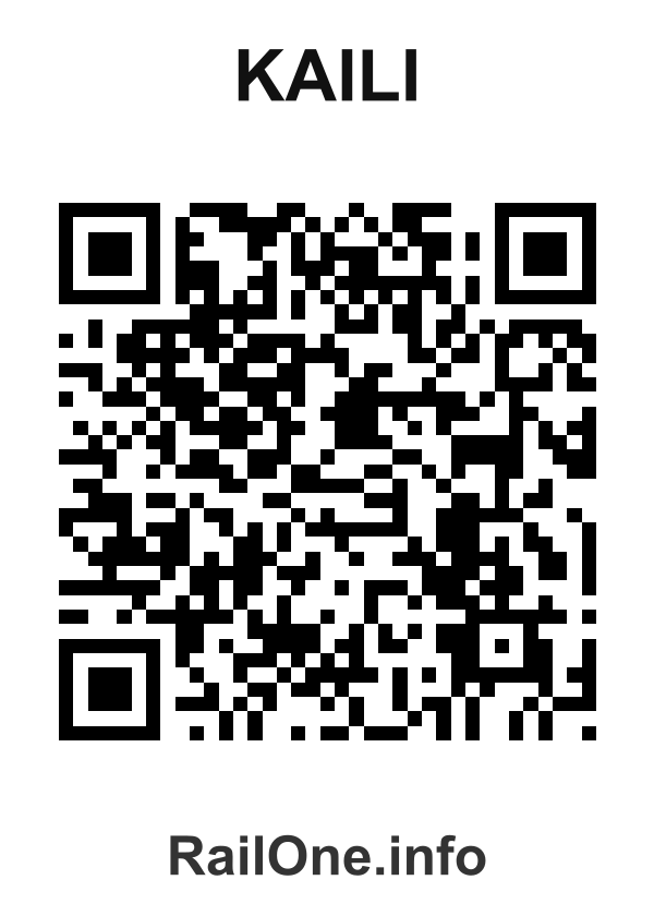 RailOne QR Code for Kaili station