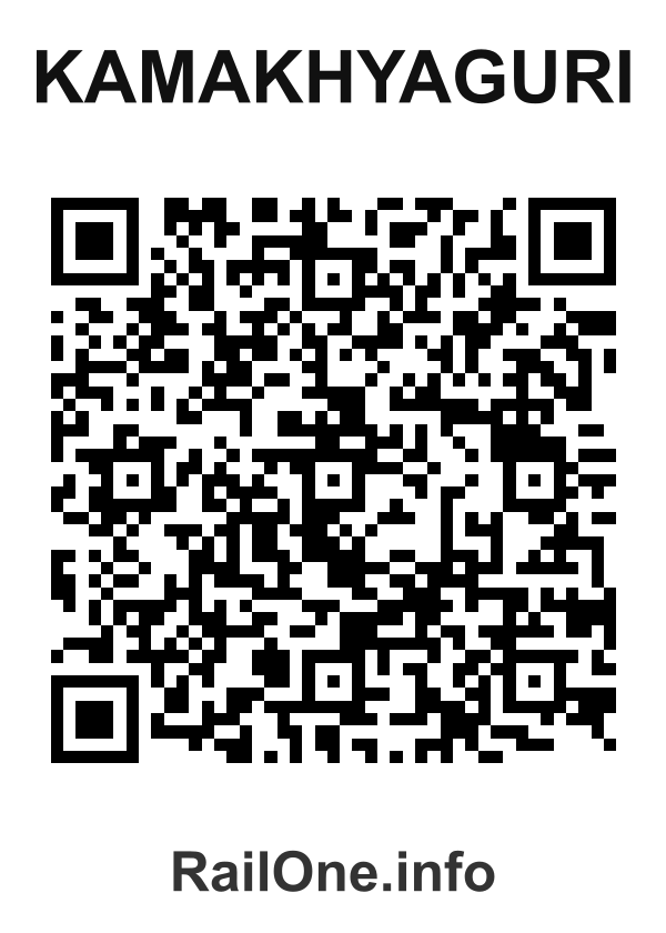 RailOne QR Code for Kamakhyaguri station